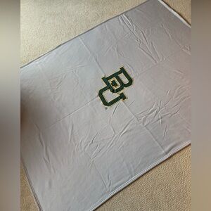 baylor university logo grey sweatshirt material blanket - logo brands!